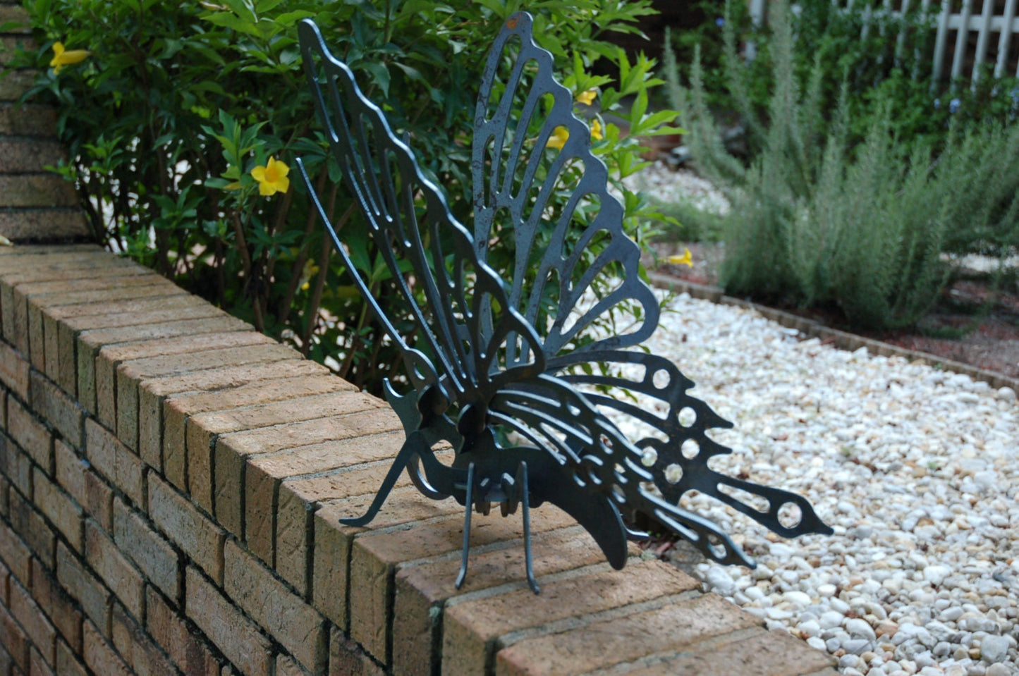 Butterfly Garden Art, Outdoor Yard Art, Garden Art, Garden Sculpture, Metal Butterfly, Butterfly Yard Art, 3D Metal Art, 3D Butterfly