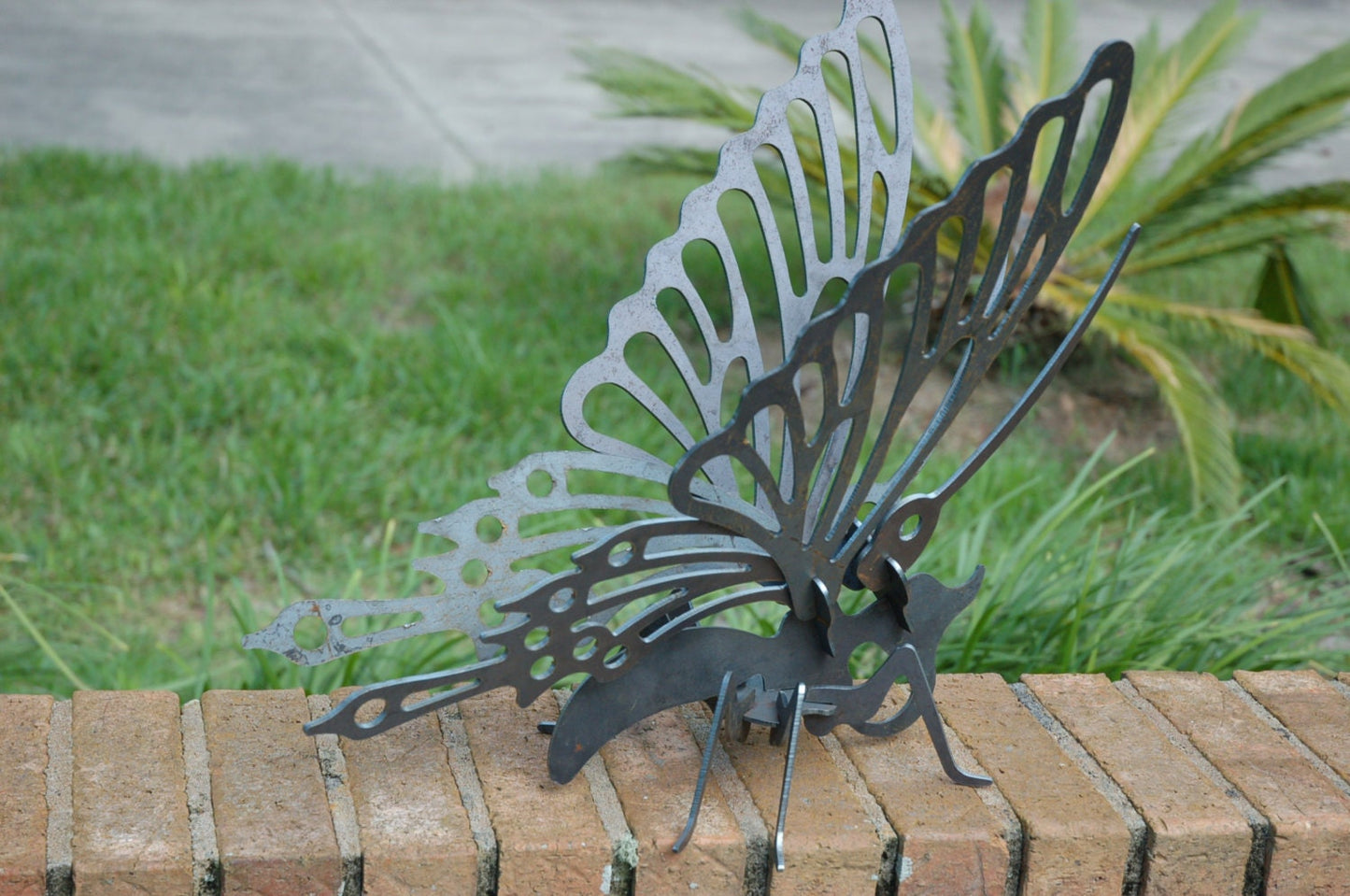 Butterfly Garden Art, Outdoor Yard Art, Garden Art, Garden Sculpture, Metal Butterfly, Butterfly Yard Art, 3D Metal Art, 3D Butterfly