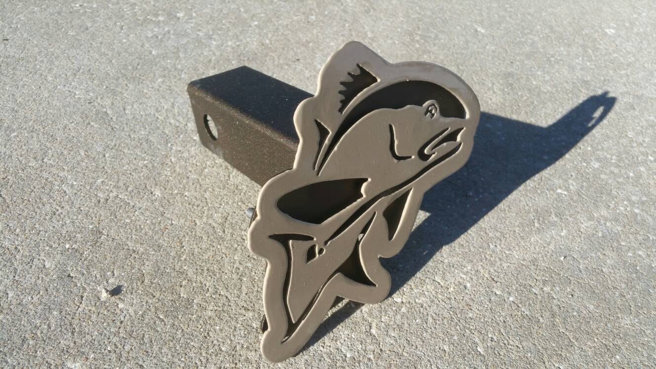 Redfish Trailer Hitch Cover, Red Drum Hitch Cover, Truck Accessory, Hitch Cover for Fishermen, Steel Fish Hitch cover, 2 Layer Hitch Cover